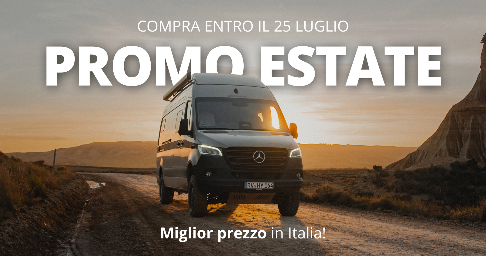 La PROMO ESTATE continua: parti ad agosto con il tuo nuovo camper!