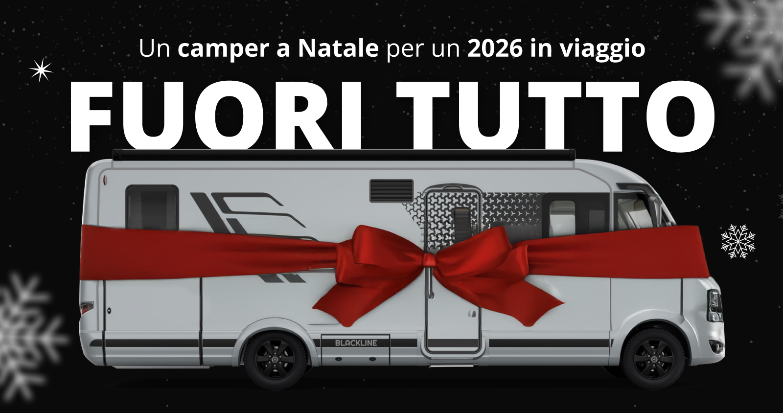 Un camper a Natale? Fino al 22/12 c’è il FUORI TUTTO!